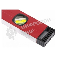 Уровень алюминиевый Matrix 400 мм, фрезерованный, 3 глазка