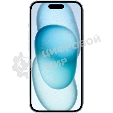 Смартфон Apple iPhone 15, 6/256Gb, голубой