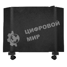 Конвектор электрический Denzel XCE-1000B черный, 1000 Вт, 15 м2, термостат