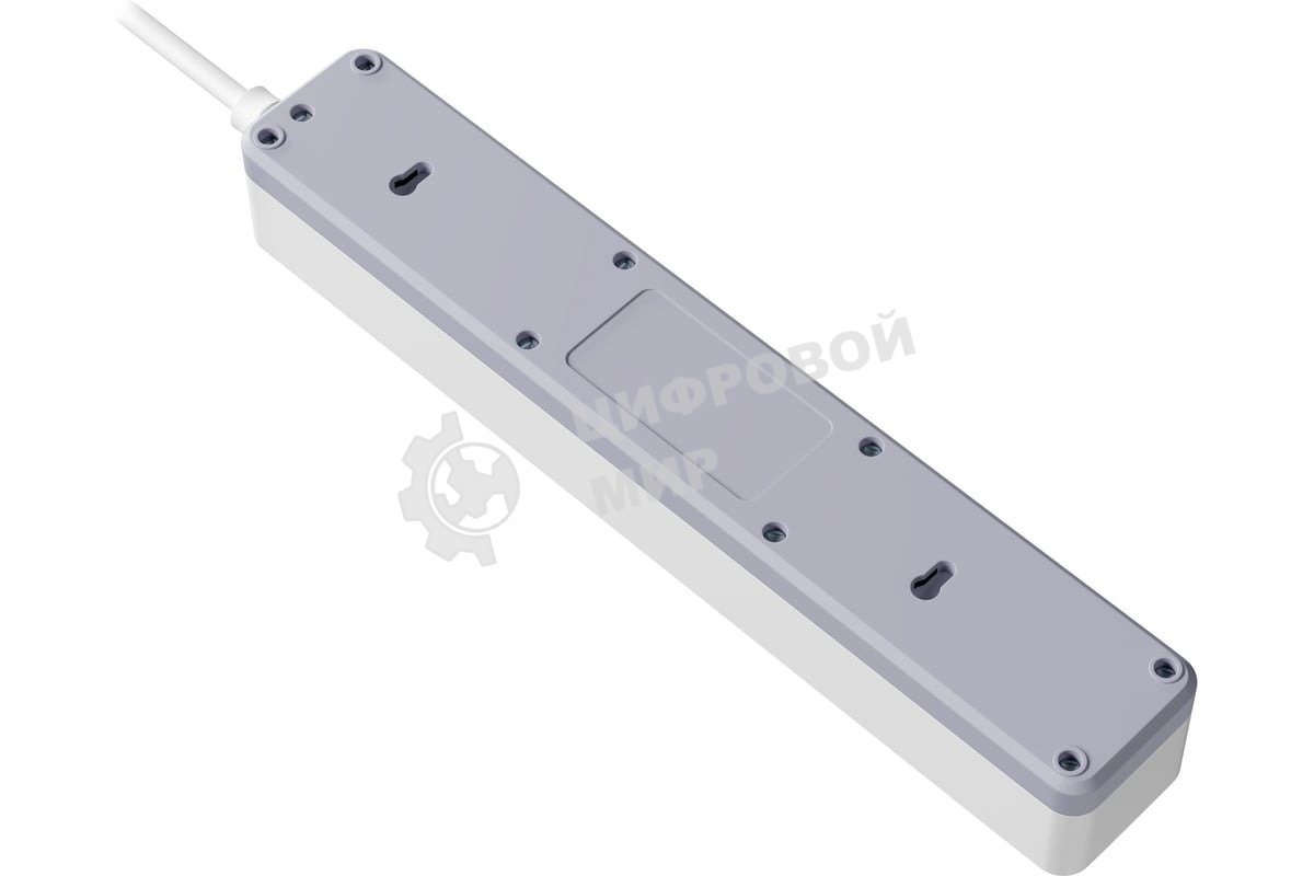 Удлинитель с сетевым фильтром Defender DFS 133, белый, 5 розеток, 3 м.