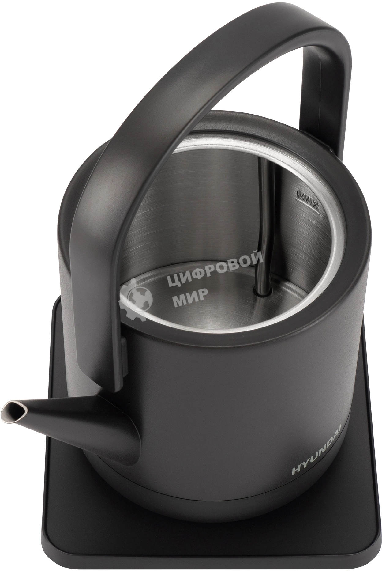 Чайник электрический Hyundai HYK-S2507 0.6 л, 1000 Вт, черный