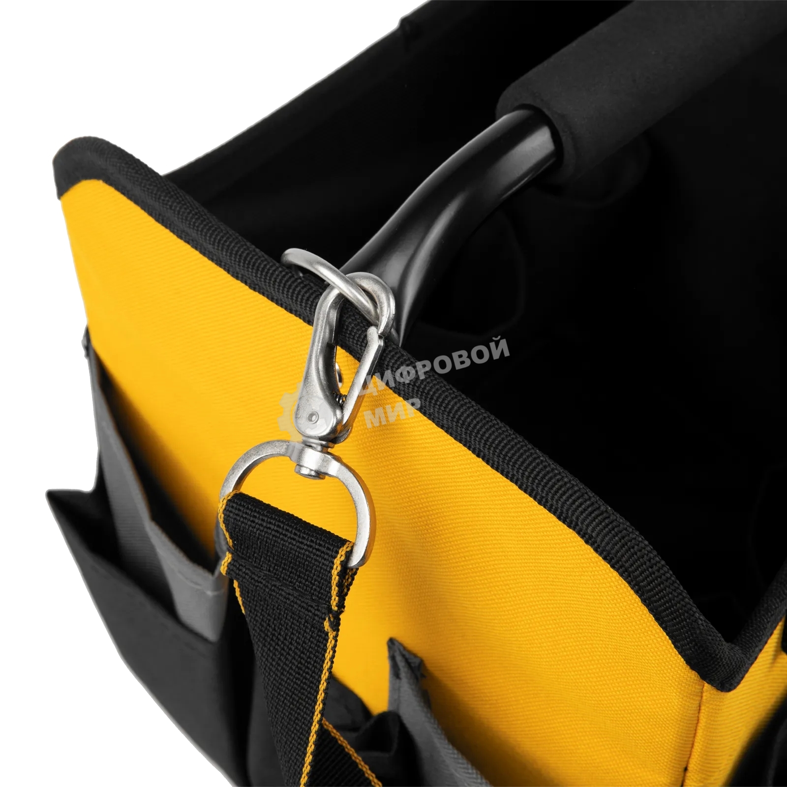 Переноска для инструмента Denzel 260х240х300 мм, 22 кармана, наплечный ремень