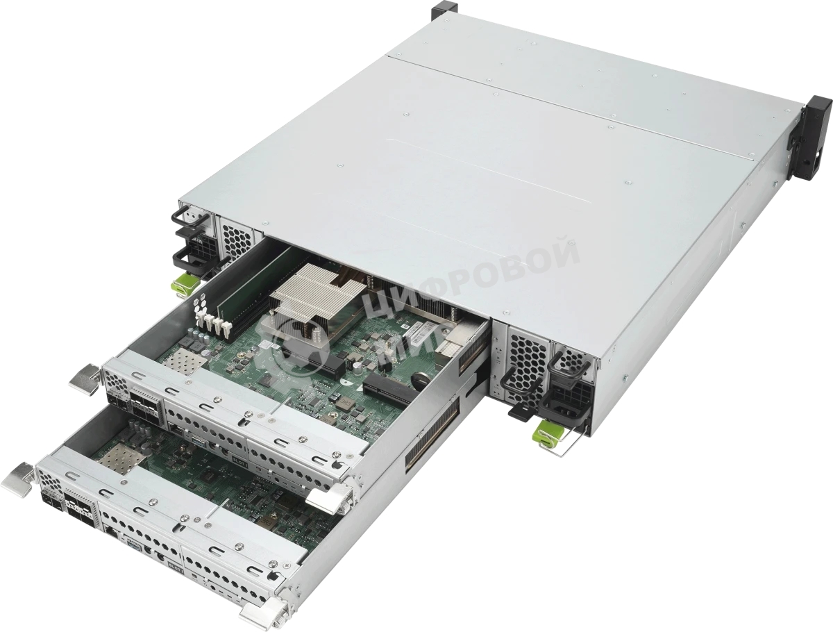 Серверная платформа ASUS VS320D-RS26-D1712106Z, 2U, Intel Xeon 64-bit 4-core, 4x DDR4 ECC DIMM, 26 x 2.5