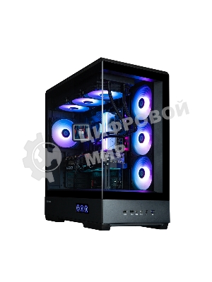 Компьютерный корпус ZALMAN P50 DS, ATX, черный, WINDOW, 2x3.5
