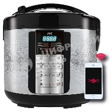 Мультиварка JVC JK-MC501 5 л, 860 Вт, серебристый/черный, металл