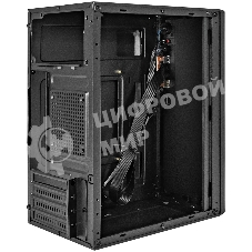 Компьютерный корпус Minitower ExeGate BAA-308-UNS500 (mATX, БП UNS500 с вент. 12см, 2хUSB, HD Audio, черный)