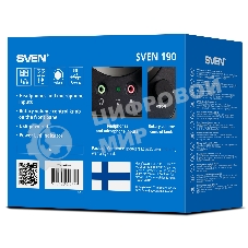 Портативная акустика SVEN 190, черный (6 Вт, питание USB)