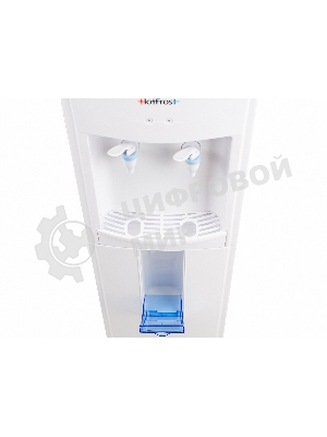 Кулер для воды Hotfrost V118R, верхняя загрузка, без нагрева, без охлаждения, белый