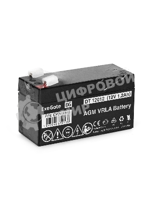 Батарея для ИБП ExeGate EP249948RUS DT 12012/EXG12012 (12V 1.2Ah), клеммы F1