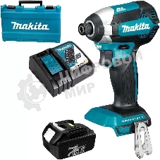 Дрель-шуруповерт Makita DTD153SF, 18 В, 1,5 Ач, 170 Нм, бесщеточный, ударный