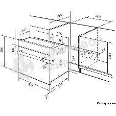 Духовой шкаф электрический LEX EDM 042 BBL черный