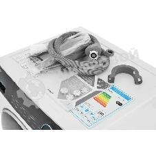 Стиральная машина Haier HW90-B14979 белый, загрузка фронтальная 9 кг, 1400 об/мин, класс: A+++