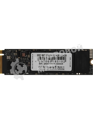 Накопитель SSD AMD Radeon R3MP41024G8, 1Tb, PCIe 4.0 x4, M.2 2280, NVMe, R/W 7000/5900