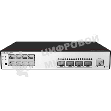 Коммутатор Huawei S5735-L8P4S-A-V2, 8×1 Гбит/с PoE+ + 4×10 Гбит/с SFP, управляемый