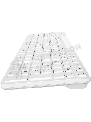 Клавиатура A4Tech Fstyler FBK27C AS белый USB беспроводная BT/Radio slim Multimedia (FBK27C AS)