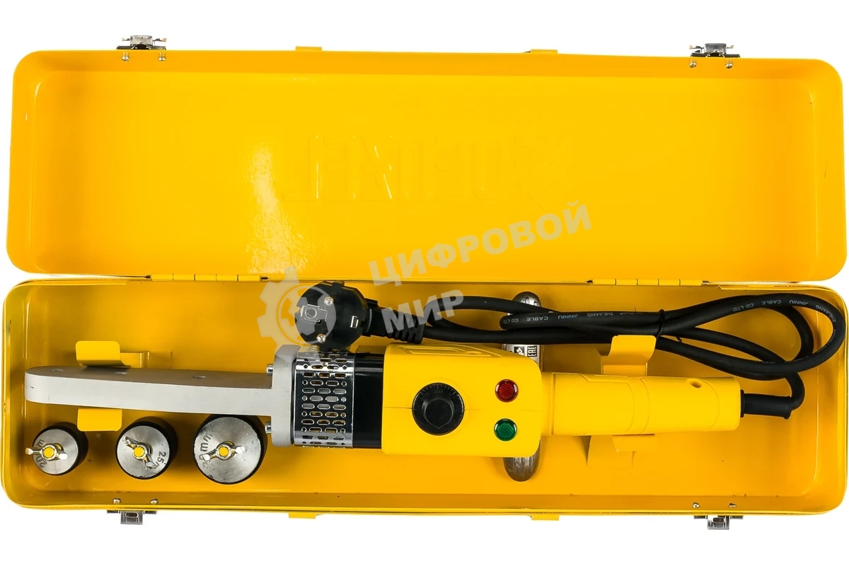 Аппарат для сварки пласт, труб DWP-800, Х-PRO, 800Вт Denzel 94207