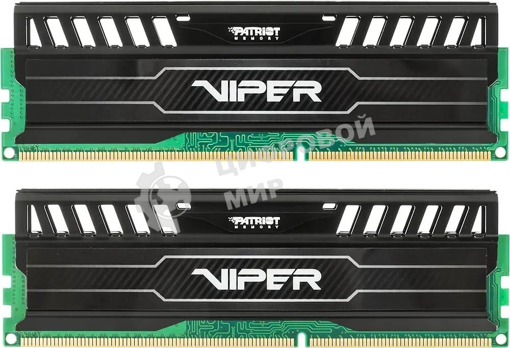 Оперативная память Patriot Viper 3, DDR3, 8GB (2x4 GB), 1600 MHz, CL9, DIMM, радиатор, черный