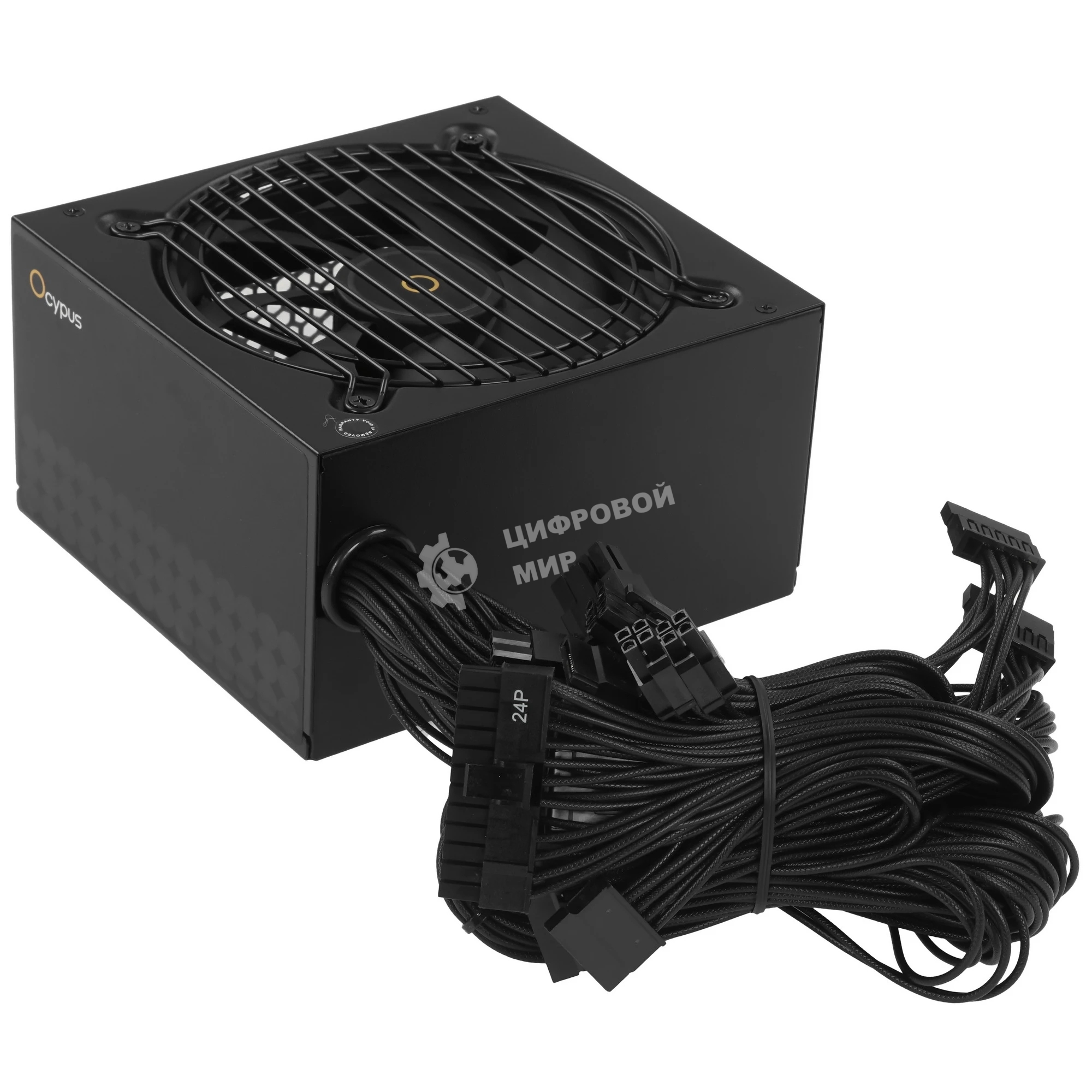 Блок питания 750W Ocypus Gaммa P750 BK (ATX, 80 PLUS, APFC, 20+4 pin, 120мм fan, PCI-E 6+2Px4, 6xSATA) (Gaммa-P750-W1HDBK024X-EU)