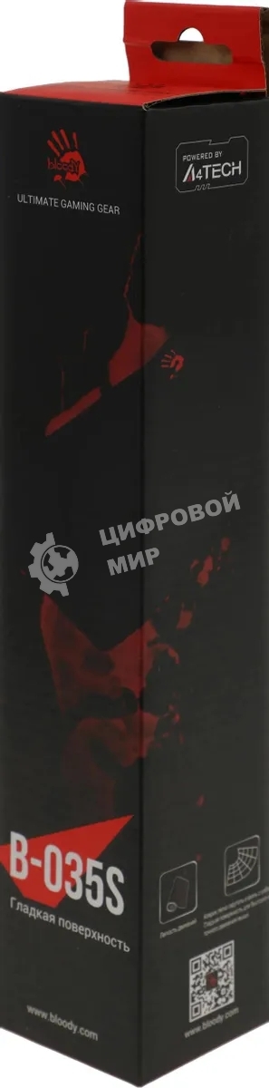 Коврик для мыши A4Tech Bloody B-035S черный 350x280x2мм