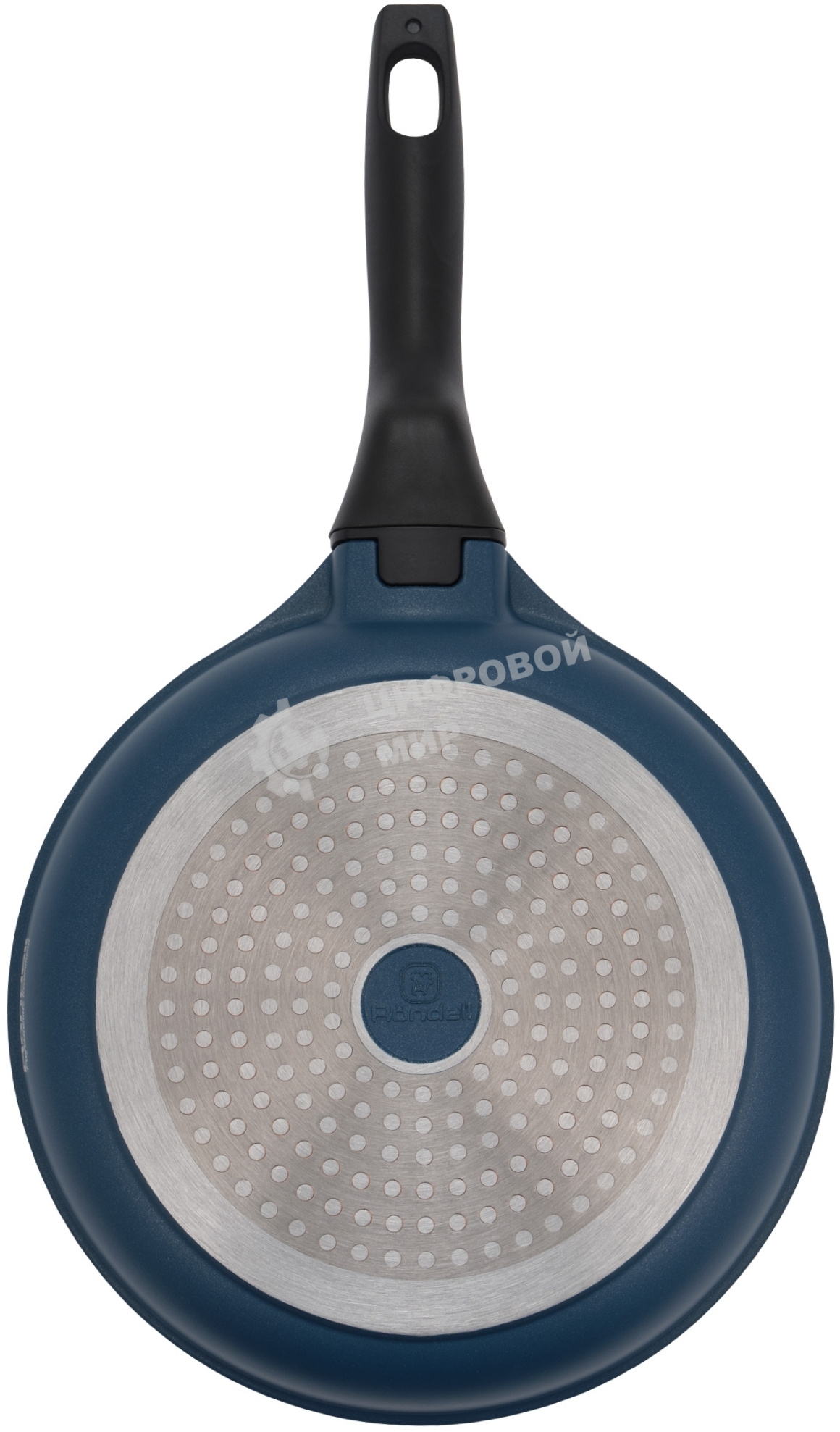 Сковорода Rondell Del mar RDA-1849 круглая 28см покрытие: Xylan Plus ручка съемная (без крышки) синий