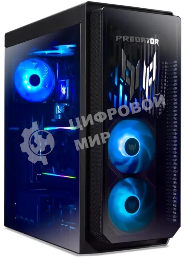 Компьютер Acer Predator PO7-660 Core Ultra9-285k/64Gb (4x16Gb) DDR5/SSD 4Tb (2Tbx2) M.2 NVME/RTX 5080/DOS