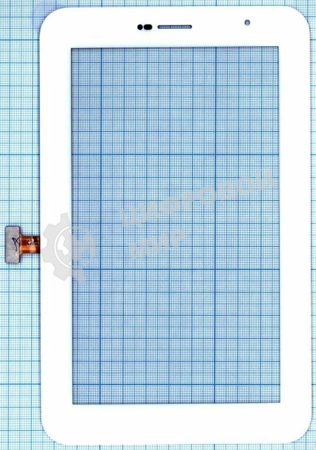 Сенсорное стекло (тачскрин) для Samsung Galaxy Tab 7.0 Plus P6200, белое
