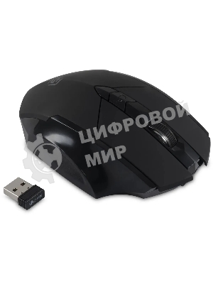 Мышь беспроводная Oklick 780GW черный, 3200 dpi, радиоканал, USB, кнопки - 6