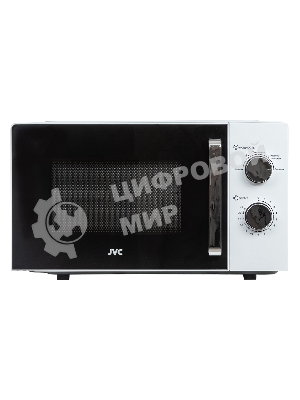 Микроволновая печь JVC JK-MW134M белый, 20 л, 700 Вт, переключатели - поворотный механизм