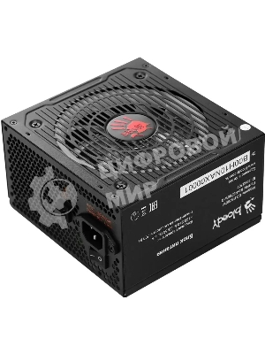 Блок питания Bloody BD-PS700W, 700Вт, 80 PLUS белый, 120мм, черный