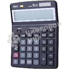 Калькулятор настольный Deli E39259 черный 16-разр.