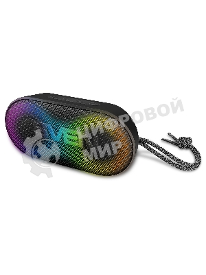 Портативная акустика SVEN PS-99, черный (10 Вт, Waterproof (IPx5), TWS, Bluetooth, 1800мА*ч)