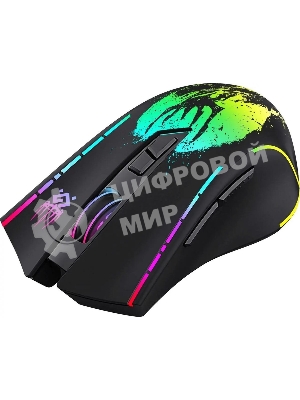 Мышь беспроводная Defender Kronos GM-695 черный, 1600 dpi, радиоканал, USB, кнопки - 7