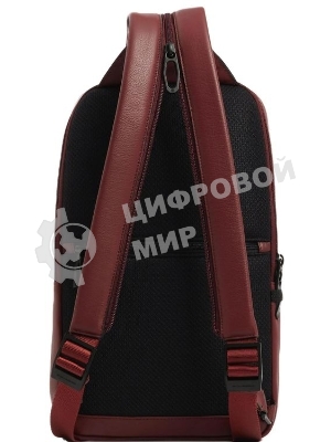 Рюкзак слинг Piquadro Russel CA6764W137/CU красное дерево кожа