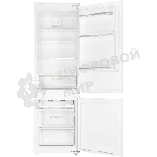 Встраиваемый холодильник Kuppersberg NBM 17863, Габариты(ВхШхГ):178.5x54x54,5; Перенавешиваемые двери, Класс энергопотребления А++ (222 кВт/ч), No-frost, 182л/59л, Уровень шума: 41 Дб