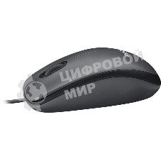 Мышь проводная Logitech M90 черный/серый, 1000 dpi, USB, кнопки - 3