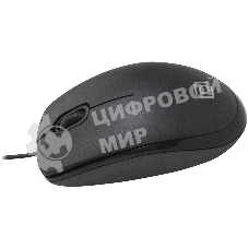 Мышь проводная Oklick 195M черный, 800 dpi, USB, кнопки - 3