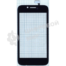 Сенсорное стекло (тачскрин) YZ-CTP183-FPC-V3.0, черное