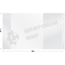 Обложка Silwerhof 382155 Монстрики для учебника, с липким слоем (набор 5 шт), полипропилен, 70 мкм, гладкая, прозрачная, 280х450 мм