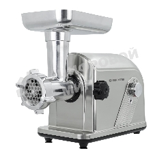 Мясорубка электрическая Eurostek EMG-0905 серебристый, 3200 Вт, 3 кг/мин, реверс, защита от перегрузки, металлический лоток, насадки - 4