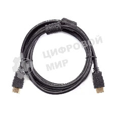 Кабель Telecom HDMI-19M --- HDMI-19M ver 2.0+3D/Ethernet,2 фильтра 2m TCG200F-2M