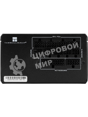 Блок питания Thermalright 850W 80+ Gold (ATX, 3.1, PCIe 5.1, Full modular, 1x24(20+4)pin 600мм, 2xCPU 8(4+4)pin 650мм, 2xPCIe*2 8(6+2)pin 650+150мм, 1x12VHPWR PCIe 5.1 12+4pin 600мм, 2xSATA*4 450+150+150+150мм, 1xMOLEX4pin*3 500+150+150мм, Active, 120x120мм, 150x140x86mm, APFC,)
