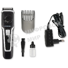 Машинка для стрижки Hyundai H-HC7127 черный 5Вт (насадок в компл:1шт)