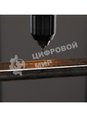 Набор сверл по металлу Denzel 2-3-4-5-6-8 мм, HSS-Tin, Golden Tip, 6 шт