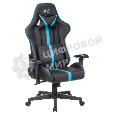 Кресло игровое A4Tech X7 GG-1200 черный/голубой искусственная кожа крестовина пластик