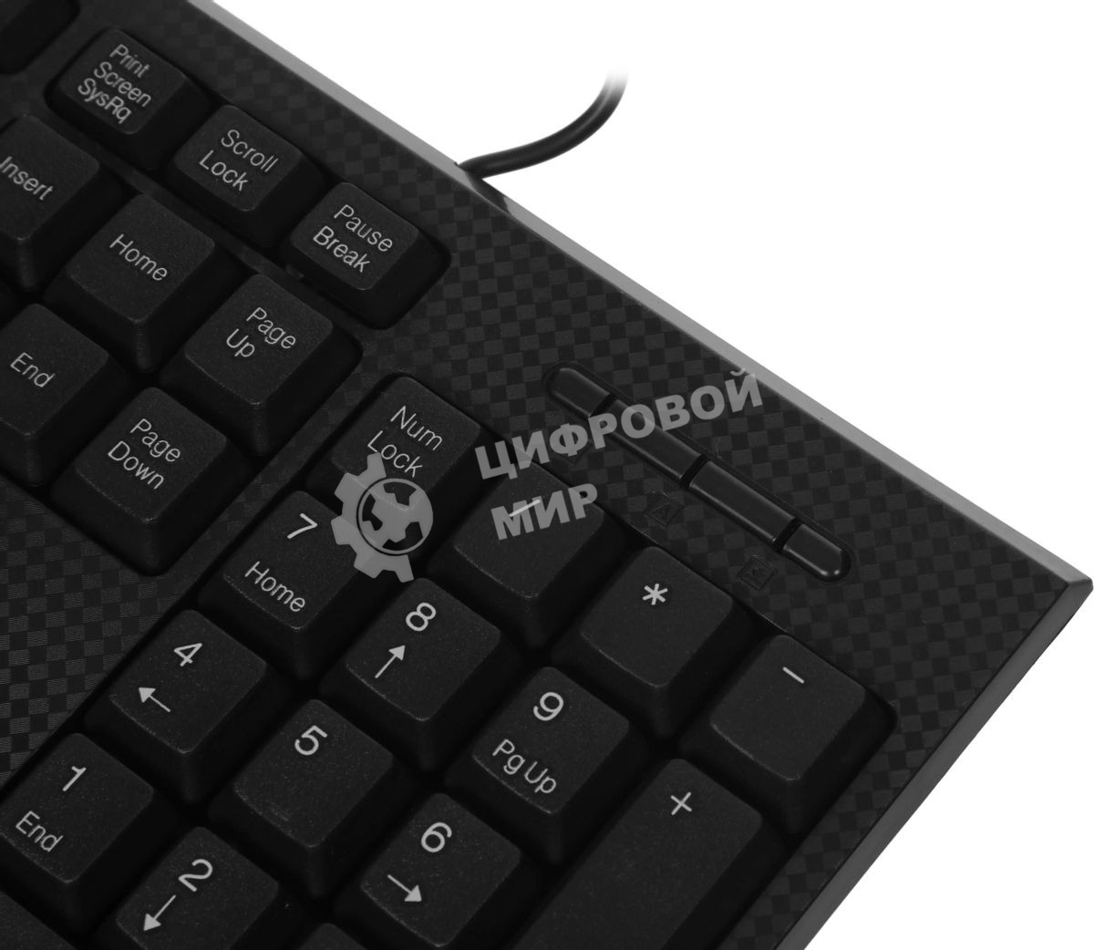 Клавиатура проводная Oklick 120M, USB, черный