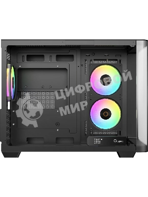 Компьютерный корпус Ocypus Iota C50 BK Curve ARGB Digital mATX без БП (Iota-C50-BKD300CD-GL)