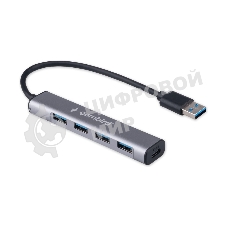 USB-концентратор Gembird UHB-C484, USB, 4хUSB, USB/USB Type-C