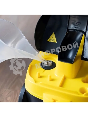 Пароочиститель Timberk T-STCF70 желтый, напольный, 2100 Вт, 200 г/мин, 1500 мл
