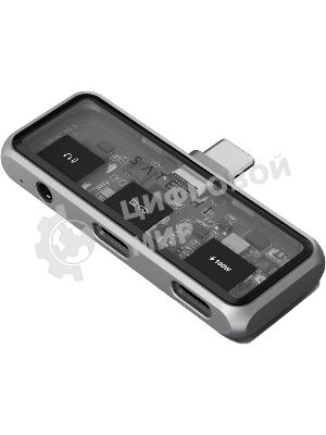 USB-концентратор Satechi ST-HXRAJM, USB Type-C, USB Type-C/Mini jack, USB Type-C