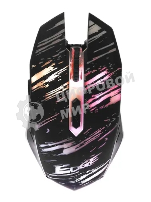 Мышь беспроводная Qumo Edge M17 черный, 2400 dpi, радиоканал, USB, кнопки - 6